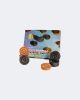 AMBER Carrom Gear Wooden Coin Set-Champion: Image of the champion from the men's game in its box