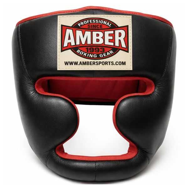 Amber Sports Leather Headgear - Thumbnail 2